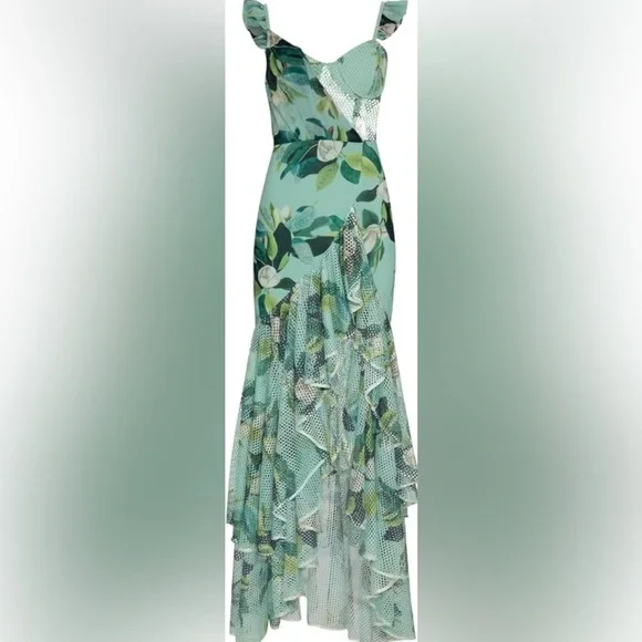 PatBO Magnolia bustier maxi dress NWT - Picture 6 of 7